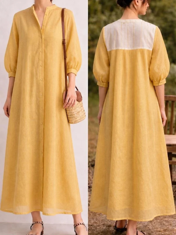 COTTON KOTA  ALINE DRESS